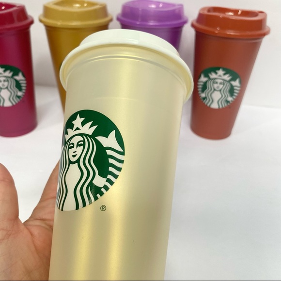Starbucks Dining Lot Of 5 Starbucks 6oz Iridescent Jewel Tone